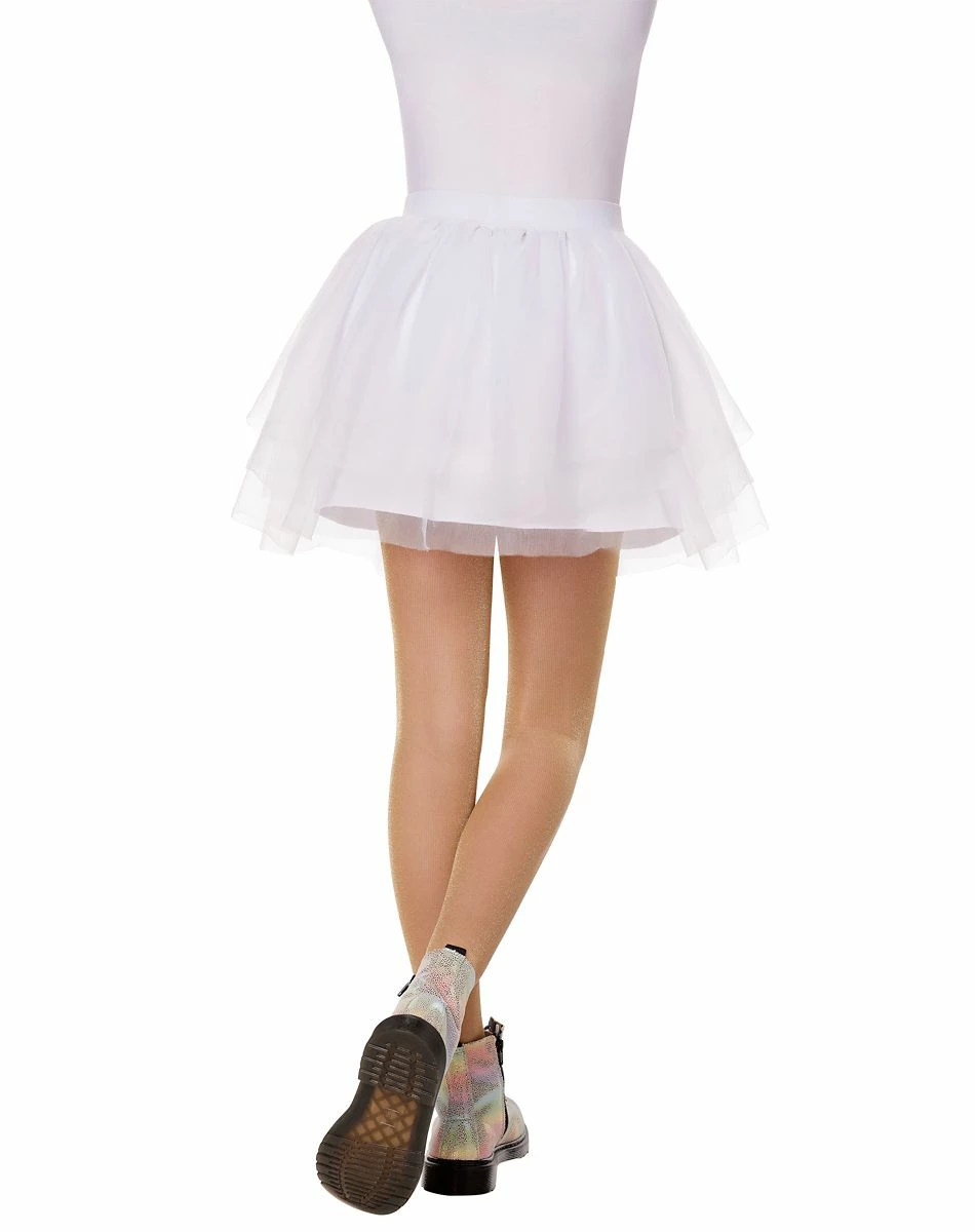 Spirit Halloween Kids White Tulle Skirt 2 Spirit Halloween Kids White Tulle Skirt - Image 2