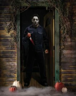 Spirit Halloween Michael Myers Door Cover - Halloween