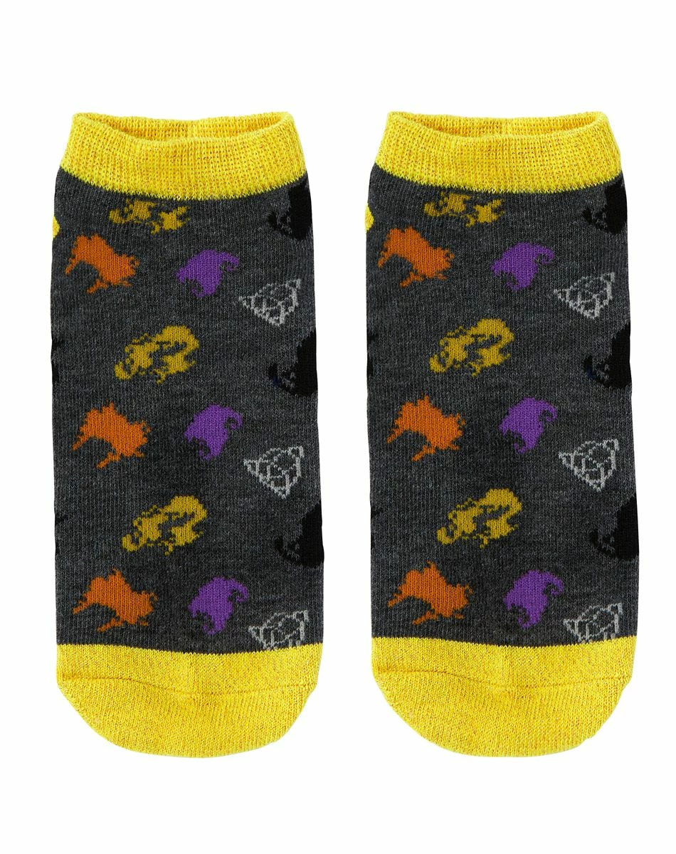 Spirit Halloween Hocus Pocus No Show Socks - 5 Pack 3 Spirit Halloween Hocus Pocus No Show Socks - 5 Pack - Image 3