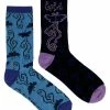 Spirit Halloween Corpse Bride Crew Socks - 2 Pack