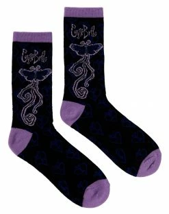 Spirit Halloween Corpse Bride Crew Socks - 2 Pack 4 Spirit Halloween Corpse Bride Crew Socks - 2 Pack -Halloween ACCESSORIES store 01602598 b