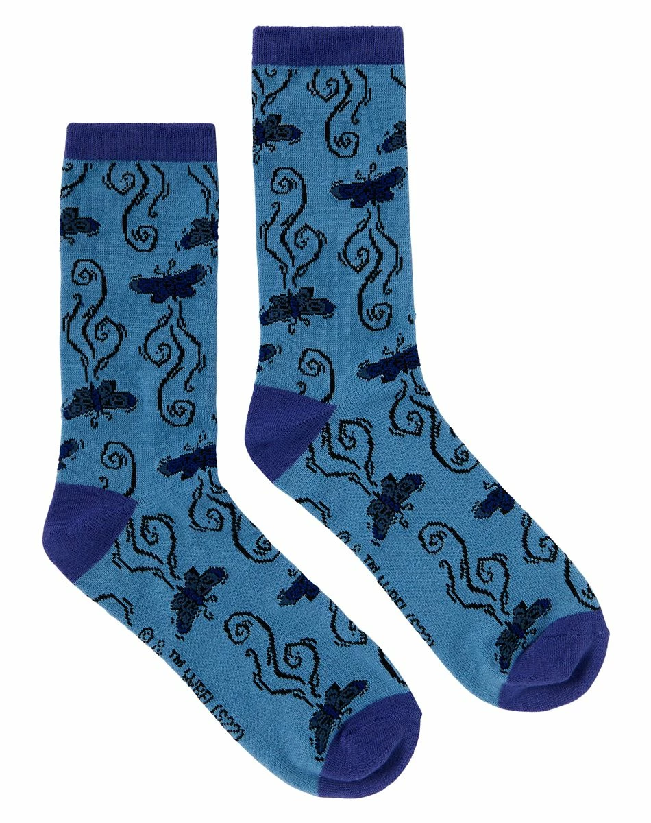 Spirit Halloween Corpse Bride Crew Socks - 2 Pack 3 Spirit Halloween Corpse Bride Crew Socks - 2 Pack - Image 3