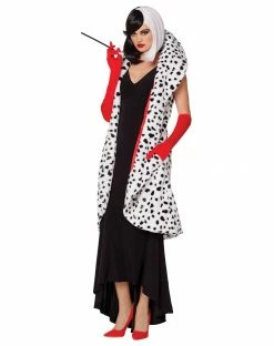 Spirit Halloween Adult Cruella Duster Jacket - Disney Cruella