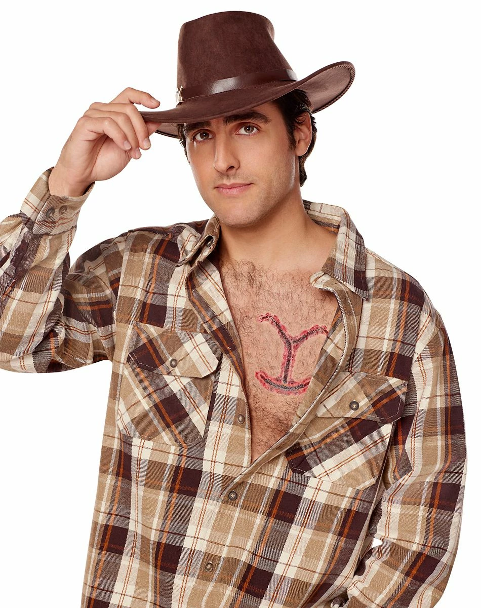 Spirit Halloween Yellowstone Brand Decal Tattoo 1 Spirit Halloween Yellowstone Brand Decal Tattoo