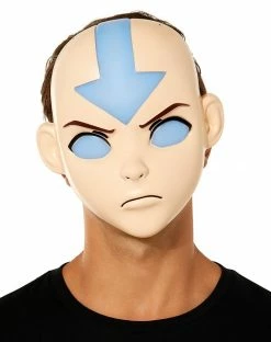 Spirit Halloween Light-Up Aang Half Mask - Avatar: The Last Airbender -Halloween ACCESSORIES store 01603786 d