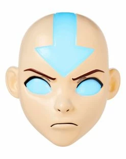 Spirit Halloween Light-Up Aang Half Mask - Avatar: The Last Airbender -Halloween ACCESSORIES store 01603786 g