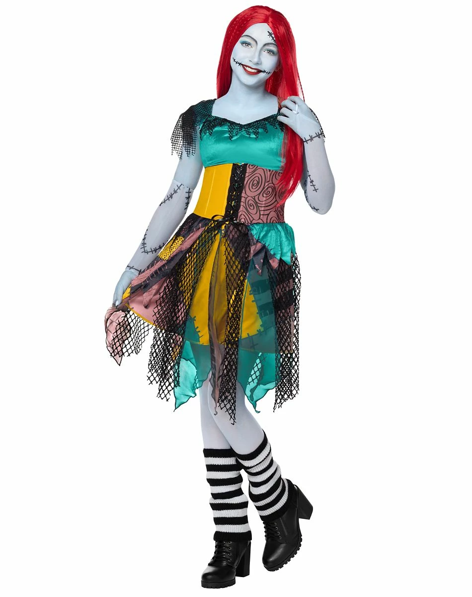 Spirit Halloween Kids Sally Costume The Signature Collection - The Nightmare Before Christmas 1 Spirit Halloween Kids Sally Costume The Signature Collection - The Nightmare Before Christmas