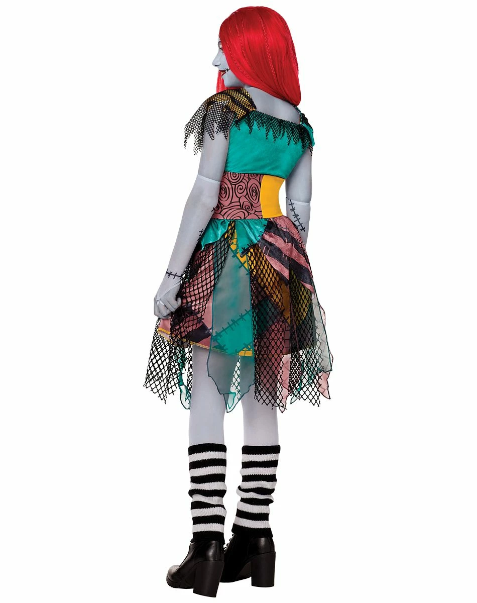 Spirit Halloween Kids Sally Costume The Signature Collection - The Nightmare Before Christmas 2 Spirit Halloween Kids Sally Costume The Signature Collection - The Nightmare Before Christmas - Image 2