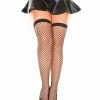 Spirit Halloween Plus Size Fishnet Thigh Highs