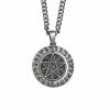 Spirit Halloween Burnished Pentagram Necklace