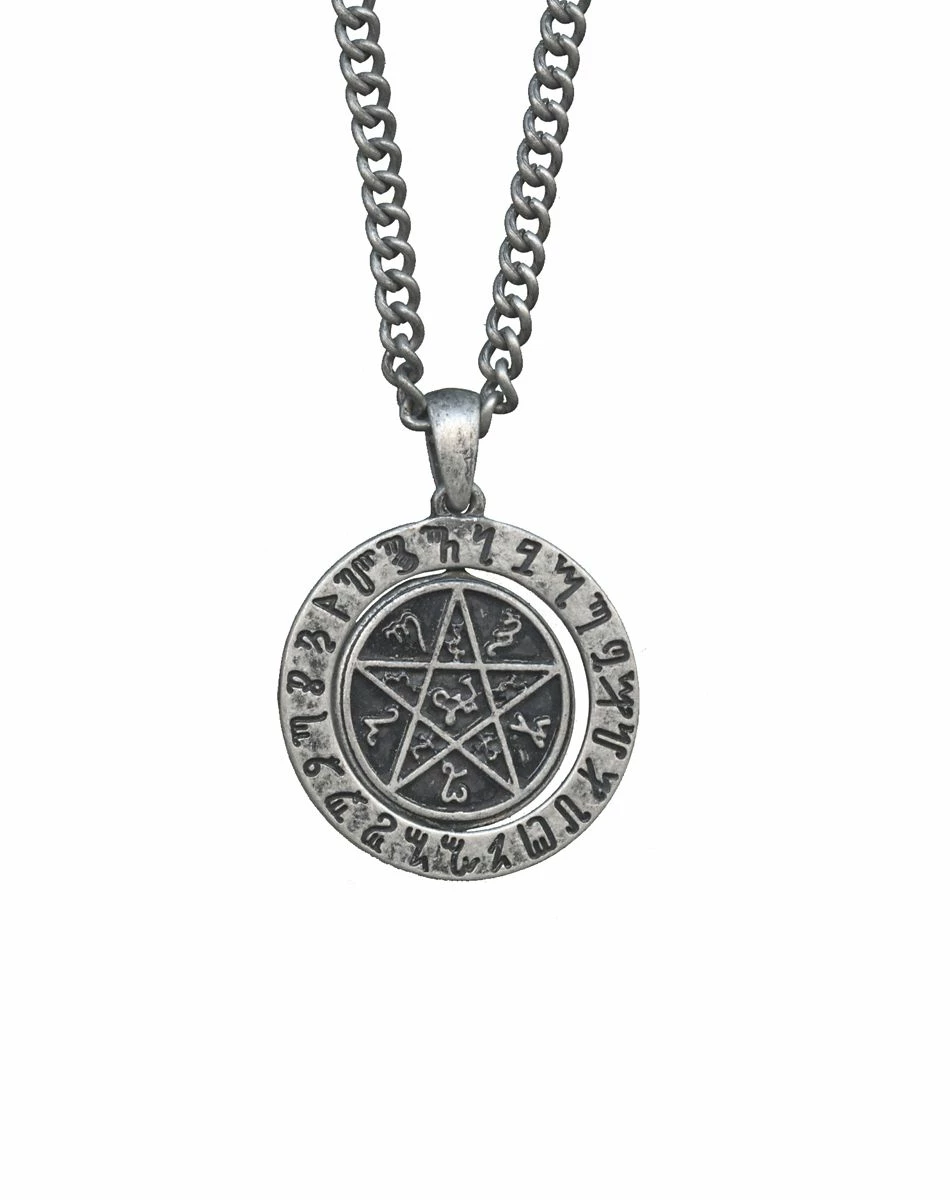 Spirit Halloween Burnished Pentagram Necklace 1 Spirit Halloween Burnished Pentagram Necklace