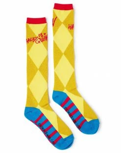 Spirit Halloween Harley Quinn Knee High Socks - Birds of Prey