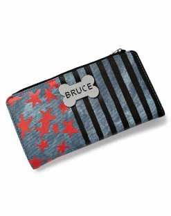 Spirit Halloween Stars and Stripes Harley Quinn Snap Wallet - Birds of Prey -Halloween ACCESSORIES store 03584430 c