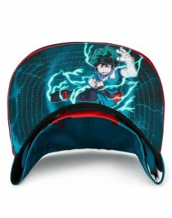 Spirit Halloween Deku Snapback Hat – My Hero Academia 7 Spirit Halloween Deku Snapback Hat – My Hero Academia -Halloween ACCESSORIES store 03629664 d