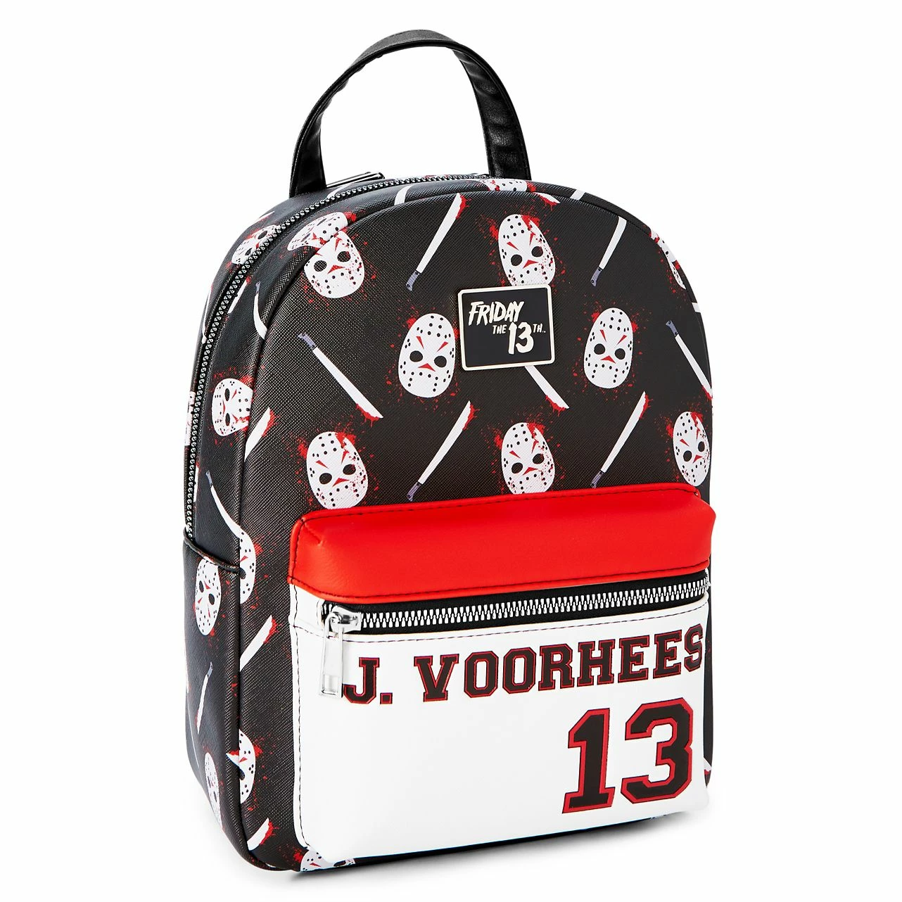 Spirit Halloween Jason Voorhees Mini Backpack - Friday the 13th 2 Spirit Halloween Jason Voorhees Mini Backpack - Friday the 13th - Image 2