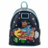Spirit Halloween Loungefly Glow in the Dark Space Adventure Mini Backpack - Lilo & Stitch