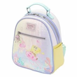 Spirit Halloween Loungefly Pastel Jellyfish Mini Backpack - SpongeBob SquarePants -Halloween ACCESSORIES store 03915261 c