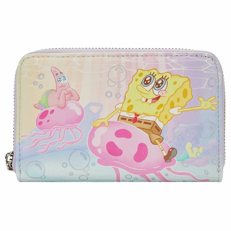 Spirit Halloween Loungefly Pastel Jellyfish Zip Wallet - SpongeBob SquarePants 2 Spirit Halloween Loungefly Pastel Jellyfish Zip Wallet - SpongeBob SquarePants - Image 2