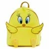 Spirit Halloween Loungefly Tweety Plush Mini Backpack - Looney Tunes