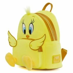 Spirit Halloween Loungefly Tweety Plush Mini Backpack - Looney Tunes -Halloween ACCESSORIES store 03936564 b