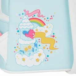 Spirit Halloween Loungefly Care Bears Care-A-Lot Castle Mini Backpack -Halloween ACCESSORIES store 03936606 c