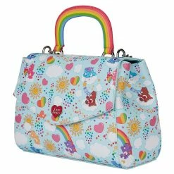 Spirit Halloween Loungefly Care Bears Rainbow Crossbody Bag -Halloween ACCESSORIES store 03936614 b