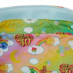 Spirit Halloween Loungefly Care Bears Rainbow Crossbody Bag -Halloween ACCESSORIES store 03936614 c