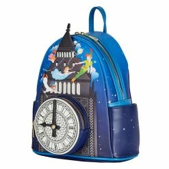 Spirit Halloween Loungefly Glow in the Dark Peter Pan Clock Mini Backpack - Disney -Halloween ACCESSORIES store 03936622 c