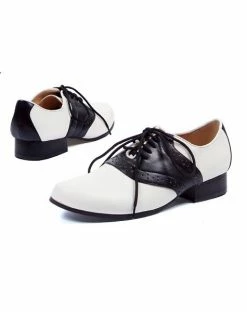 Spirit Halloween Black and White Saddle Shoes -Halloween ACCESSORIES store 07009897 c