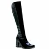 Spirit Halloween Black Go Go Boots