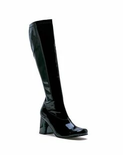 Spirit Halloween Black Go Go Boots