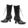 Spirit Halloween Black Victorian Boot