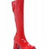 Spirit Halloween Red Go Go Boots