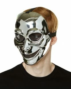 Spirit Halloween Sinister Ghost Half Mask -Halloween ACCESSORIES store 07060072 c
