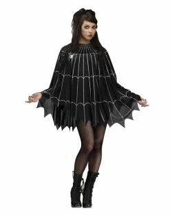 Spirit Halloween Adult Spider Web Poncho Costume