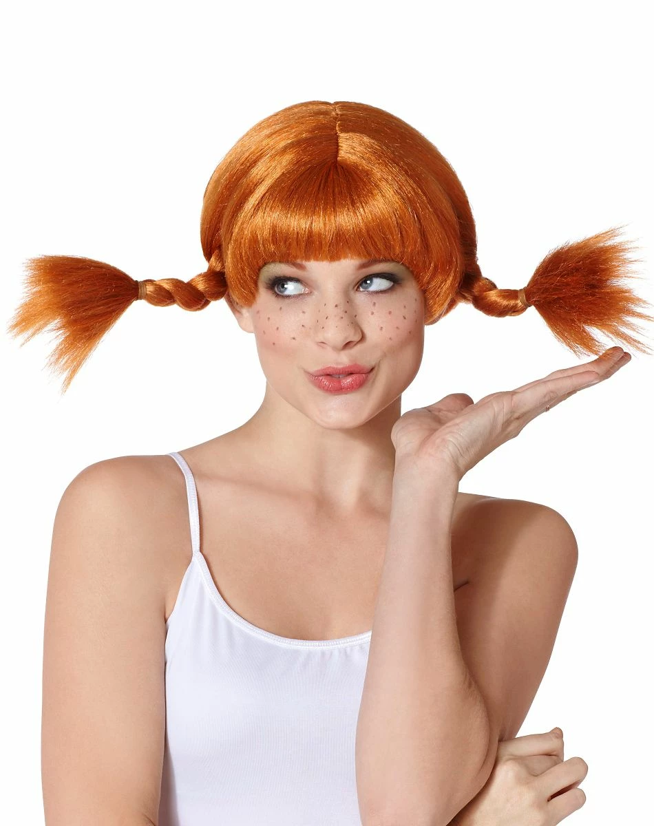 Spirit Halloween Red Wire Pigtail Wig 1 Spirit Halloween Red Wire Pigtail Wig
