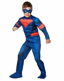 Spirit Halloween Kids Nightwing Costume Deluxe - DC Comics -Halloween ACCESSORIES store 07315591 c