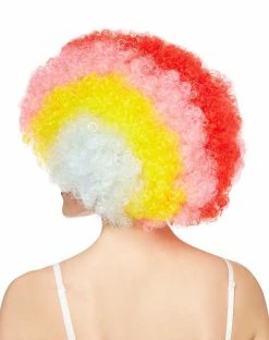 Spirit Halloween Rainbow Curly Wig -Halloween ACCESSORIES store 07380447 c
