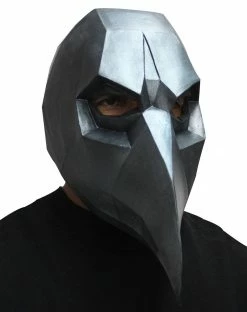 Spirit Halloween Poly Portrait Crow Full Mask -Halloween ACCESSORIES store 07390651 c