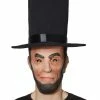 Spirit Halloween Adult Abe Lincoln Full Mask with Hat