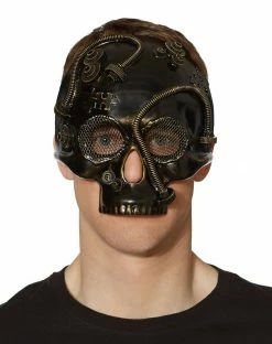 Spirit Halloween Steampunk Skull Half Mask