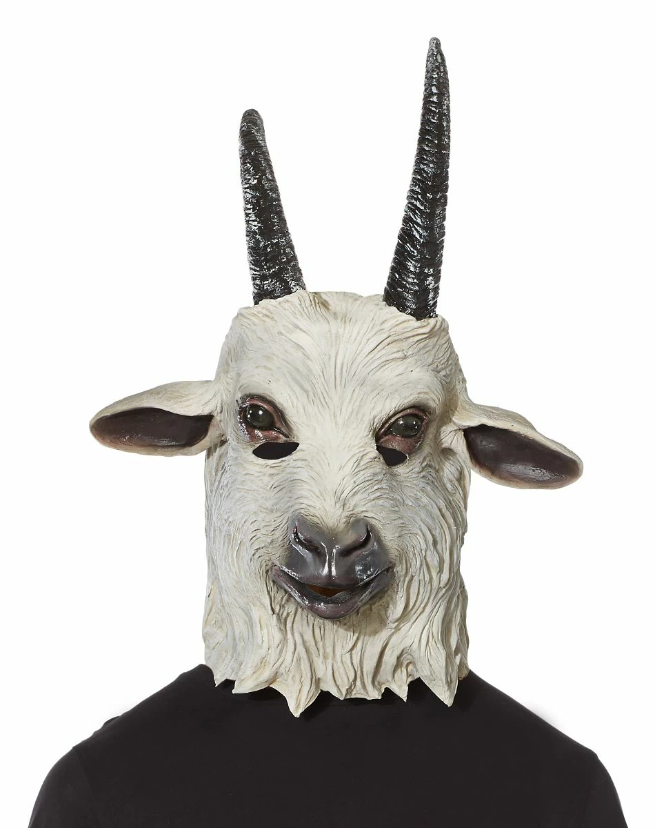 Spirit Halloween Goat Head Full Mask - Suicide Squad 1 Spirit Halloween Goat Head Full Mask - Suicide Squad