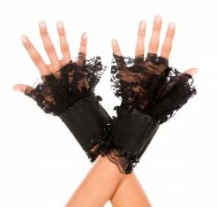 Spirit Halloween Lace Wrist Cuffs