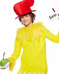 Spirit Halloween Kids Sam I Am Costume - Dr. Seuss -Halloween ACCESSORIES store 07403082 d