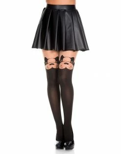 Spirit Halloween Dog Print Tights