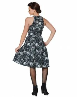 Spirit Halloween Haunted High Neck Dress -Halloween ACCESSORIES store 07407117 b