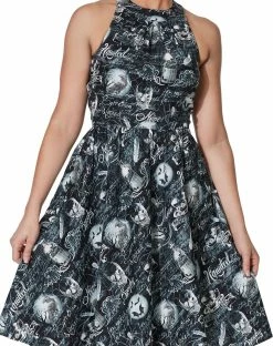 Spirit Halloween Haunted High Neck Dress -Halloween ACCESSORIES store 07407117 c