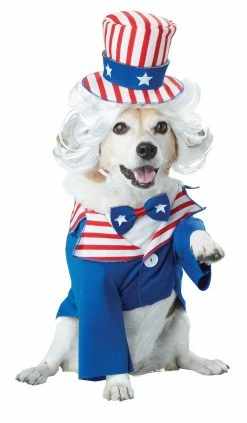 Spirit Halloween Uncle Sam Pet Costume
