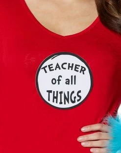 Spirit Halloween Teacher of All Things Patch - Dr. Seuss -Halloween ACCESSORIES store 07449168 c