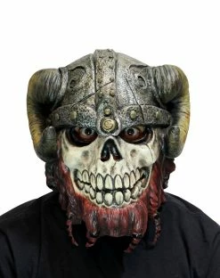 Spirit Halloween Viking Skeleton Full Mask